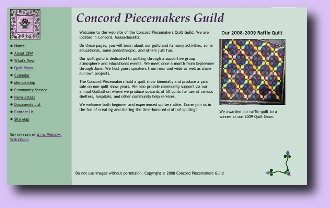 Link to Concord Piecemakers Guild